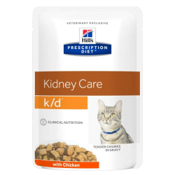 Hill's Prescription Diet K/D Kidney Care Bocconcini Pollo Per