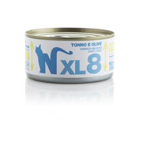 Natural code xl 8 gatto tonno e olive 170 gr