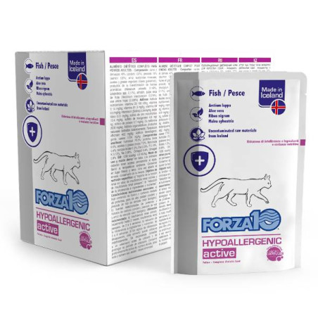 Forza 10  Actiwet Gatti Hypoallergenic con Pesce 1 bustina 100g